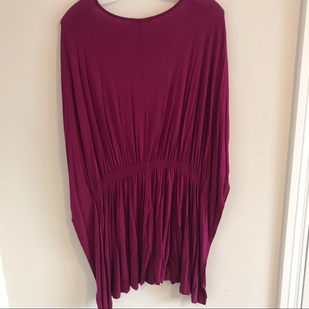 Lane Bryant burgundy top - Picture 4 of 6